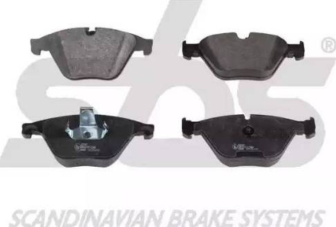 SBS 1501221547 - Brake Pad Set, disc brake autospares.lv