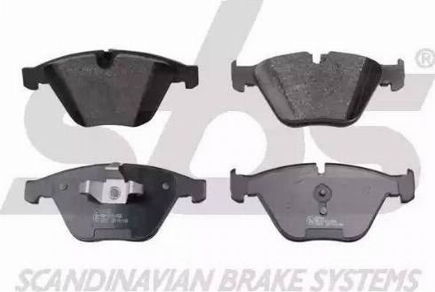 SBS 1501221539 - Brake Pad Set, disc brake autospares.lv