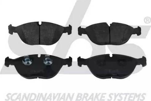 SBS 1501221521 - Brake Pad Set, disc brake autospares.lv