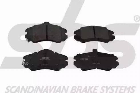 SBS 1501223429 - Brake Pad Set, disc brake autospares.lv