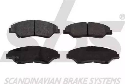 SBS 1501223505 - Brake Pad Set, disc brake autospares.lv