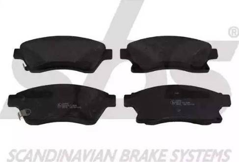 SBS 1501223644 - Brake Pad Set, disc brake autospares.lv