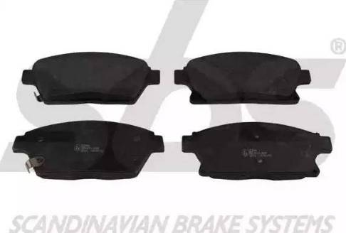 SBS 1501223646 - Brake Pad Set, disc brake autospares.lv