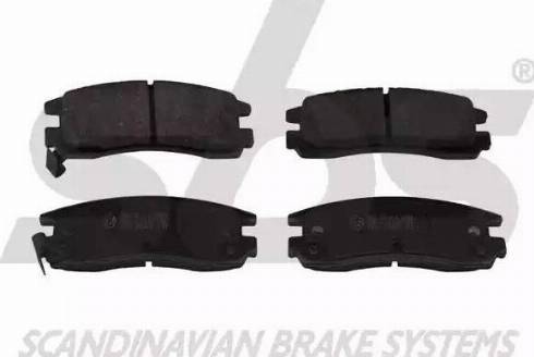 SBS 1501223616 - Brake Pad Set, disc brake autospares.lv