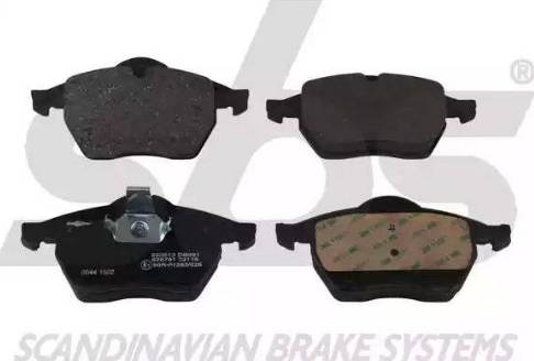 SBS 1501223613 - Brake Pad Set, disc brake autospares.lv