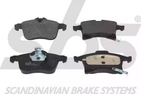 SBS 1501223633 - Brake Pad Set, disc brake autospares.lv