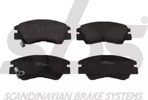 SBS 1501223006 - Brake Pad Set, disc brake autospares.lv