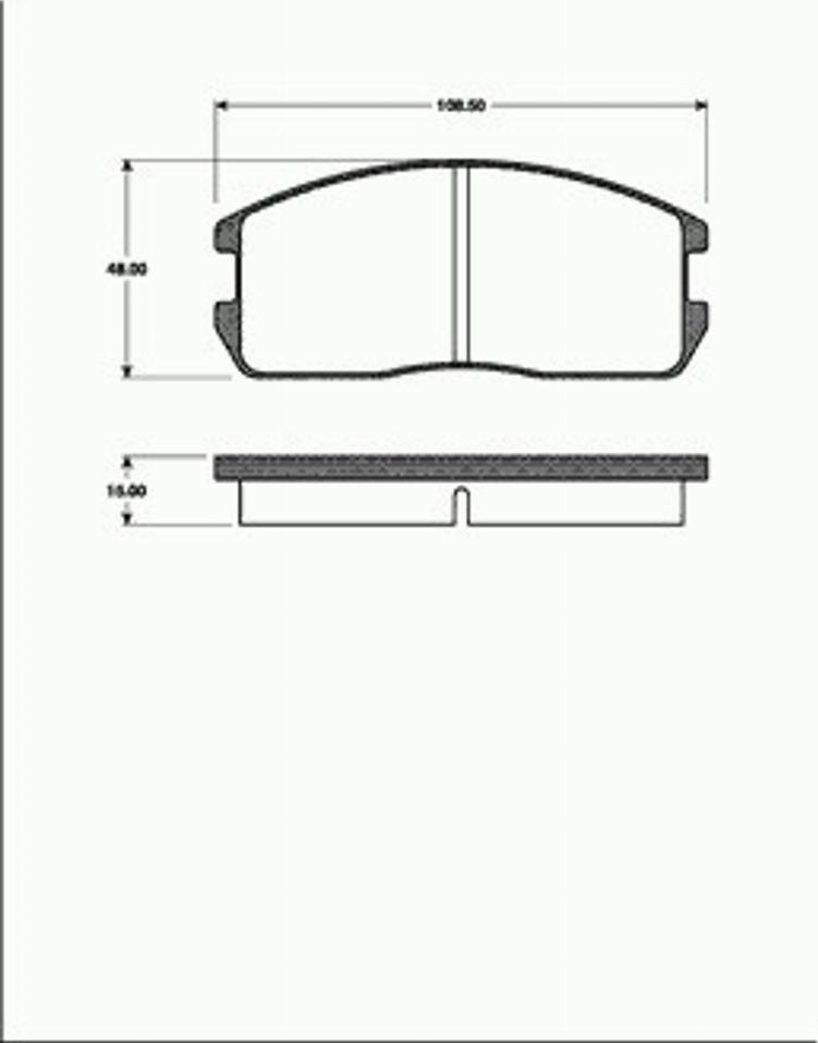 SBS 1501223003 - Brake Pad Set, disc brake autospares.lv