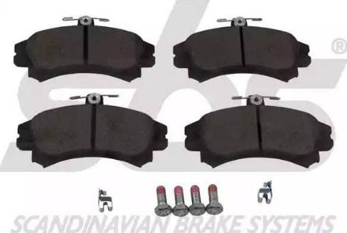 SBS 1501223032 - Brake Pad Set, disc brake autospares.lv