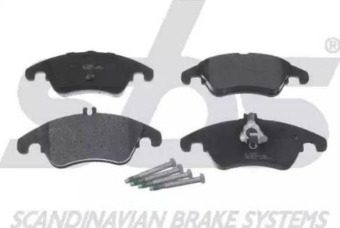 SBS 1501223367 - Brake Pad Set, disc brake autospares.lv