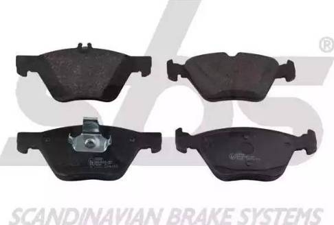 SBS 1501223331 - Brake Pad Set, disc brake autospares.lv