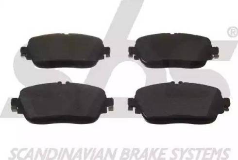 SBS 1501223371 - Brake Pad Set, disc brake autospares.lv