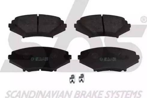 SBS 1501223247 - Brake Pad Set, disc brake autospares.lv