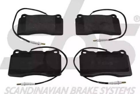 SBS 1501223738 - Brake Pad Set, disc brake autospares.lv