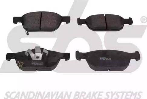 SBS 1501222649 - Brake Pad Set, disc brake autospares.lv