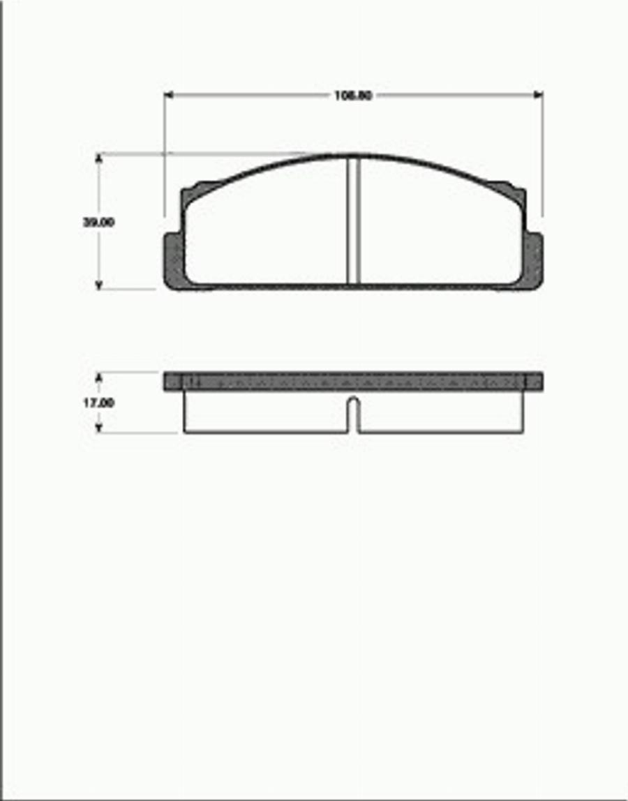 SBS 1501222305 - Brake Pad Set, disc brake autospares.lv