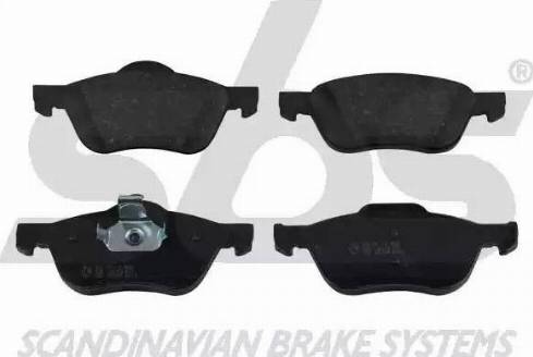 SBS 1501222259 - Brake Pad Set, disc brake autospares.lv