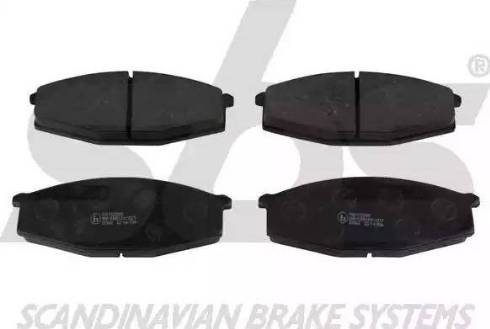 SBS 1501222208 - Brake Pad Set, disc brake autospares.lv