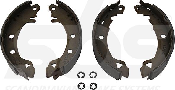 SBS 18492710487 - Brake Shoe Set autospares.lv