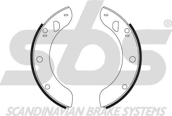 SBS 18492725045 - Brake Shoe Set autospares.lv