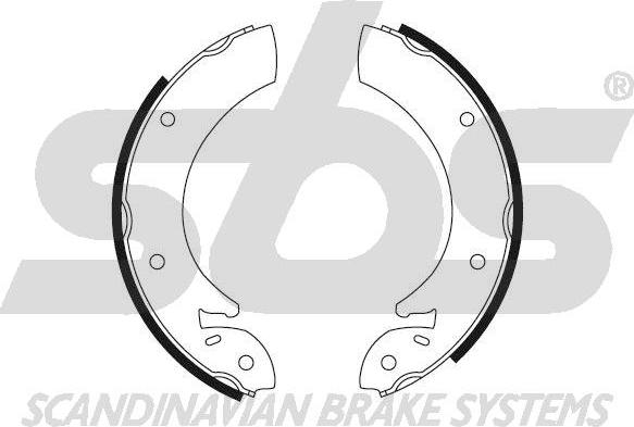 SBS 18492725056 - Brake Shoe Set autospares.lv