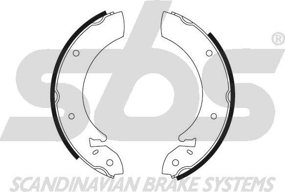 SBS 18492725057 - Brake Shoe Set autospares.lv