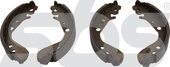 SBS 1849.2726718 - Brake Shoe Set autospares.lv