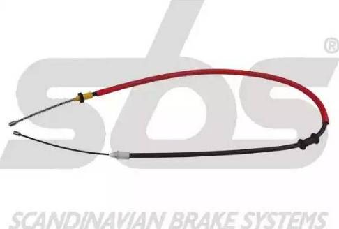 SBS 1840903989 - Cable, parking brake autospares.lv