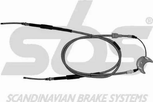 SBS 1840902557 - Cable, parking brake autospares.lv