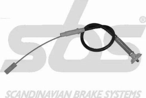 SBS 1841924742 - Clutch Cable autospares.lv