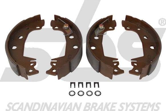 SBS 18512799230 - Brake Shoe Set autospares.lv