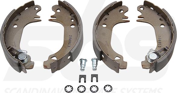 SBS 18512719491 - Brake Shoe Set, parking brake autospares.lv