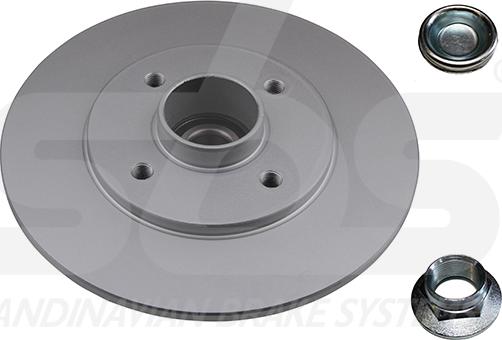 SBS 1815313944 - Brake Disc autospares.lv