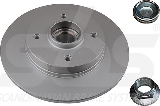 SBS 1815313738 - Brake Disc autospares.lv