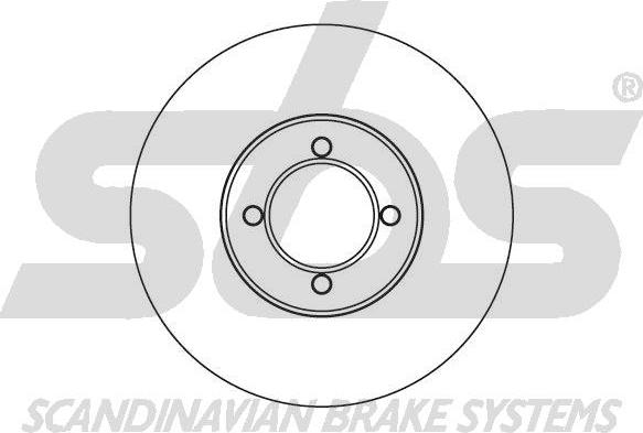 SBS 1815209912 - Brake Disc autospares.lv