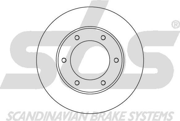 SBS 1815204541 - Brake Disc autospares.lv