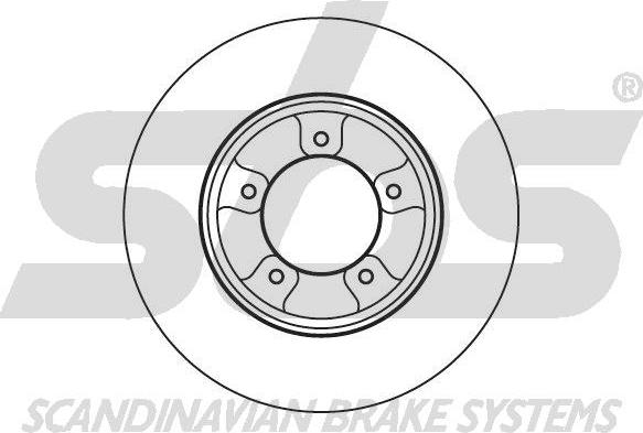 SBS 1815204561 - Brake Disc autospares.lv