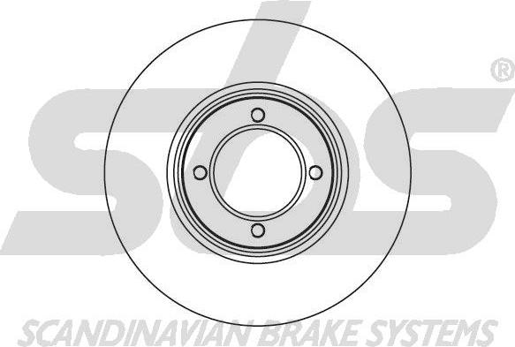 SBS 1815204508 - Brake Disc autospares.lv