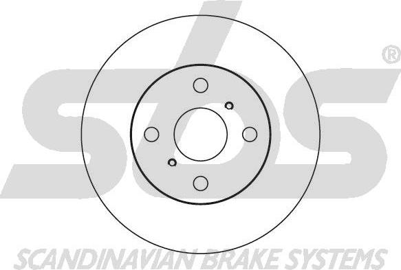 SBS 1815204515 - Brake Disc autospares.lv