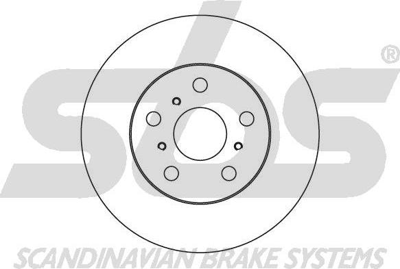 SBS 1815204516 - Brake Disc autospares.lv