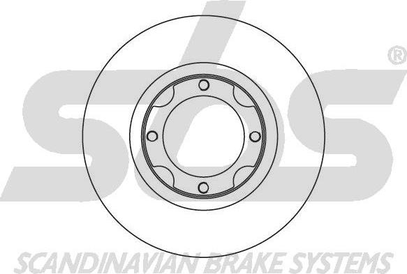 SBS 1815204510 - Brake Disc autospares.lv