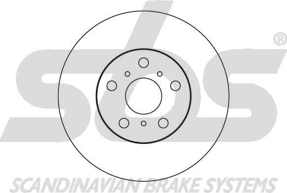 SBS 1815204534 - Brake Disc autospares.lv