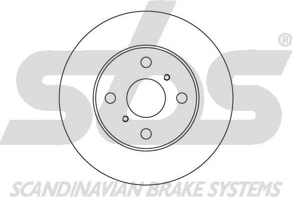 SBS 1815204535 - Brake Disc autospares.lv