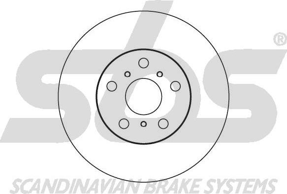 SBS 1815204538 - Brake Disc autospares.lv