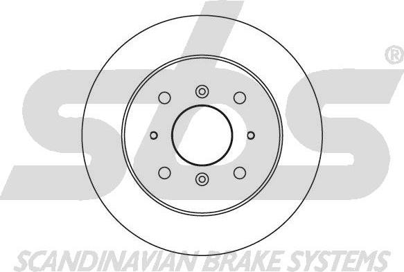 SBS 1815204011 - Brake Disc autospares.lv