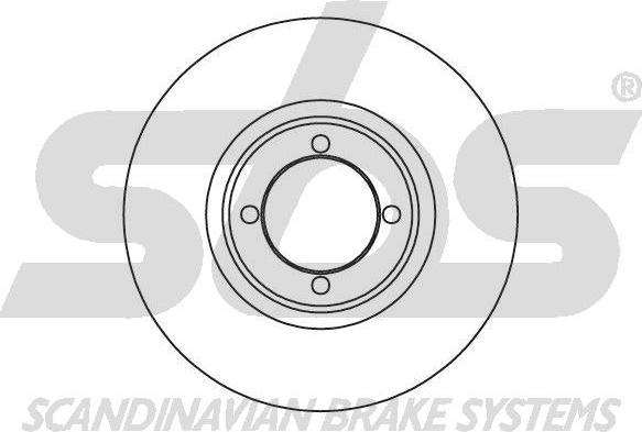 SBS 1815204811 - Brake Disc autospares.lv