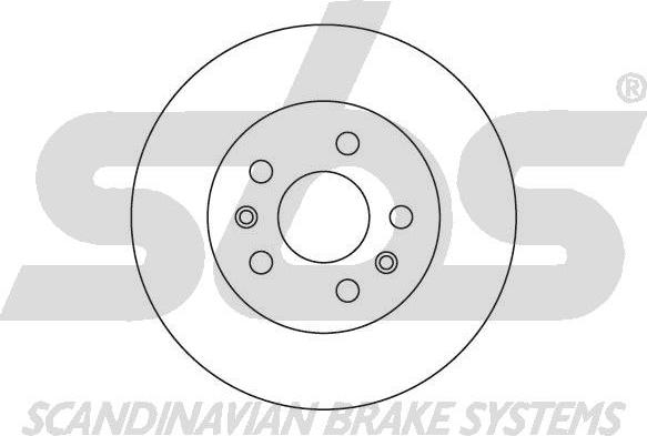 SBS 1815204708 - Brake Disc autospares.lv