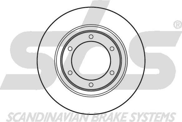 SBS 1815201901 - Brake Disc autospares.lv