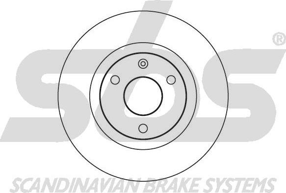 SBS 1815201916 - Brake Disc autospares.lv