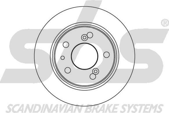 SBS 1815201910 - Brake Disc autospares.lv